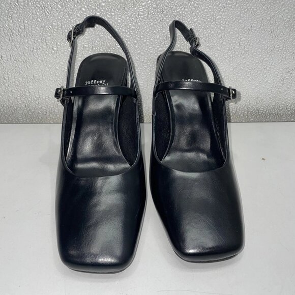 Free People x Jeffrey Campbell Women’s Paige Slingback Heels – Black – Size 7.5 - Picture 5 of 8